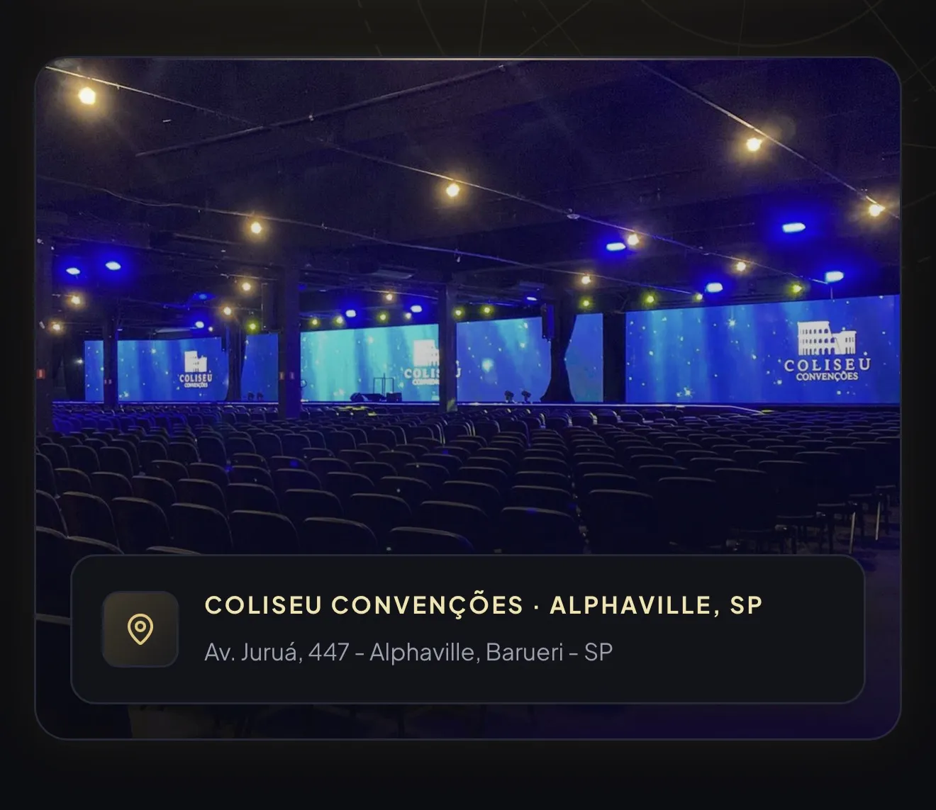 Auditório do Coliseu Convenções